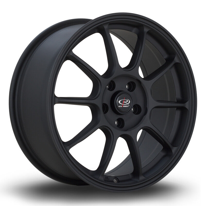 Llanta Rota SS10 17x7.5" 5x108 ET50 Flat Black