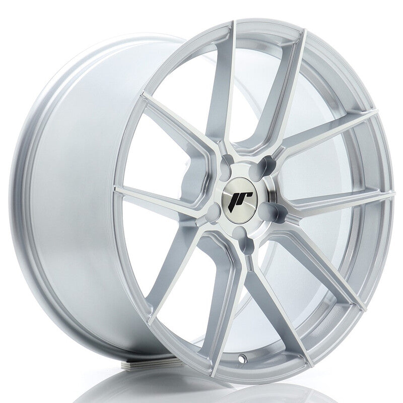 Llanta Japan Racing JR-30 Extreme Concave 19x9" PCD a medida (5 agujeros) ET20-40 Machined Silver
