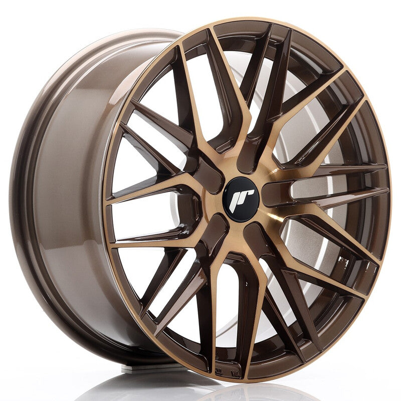 Llanta Japan Racing JR-28 17x8" PCD a medida (4 y 5 agujeros) ET25-40 Bronze