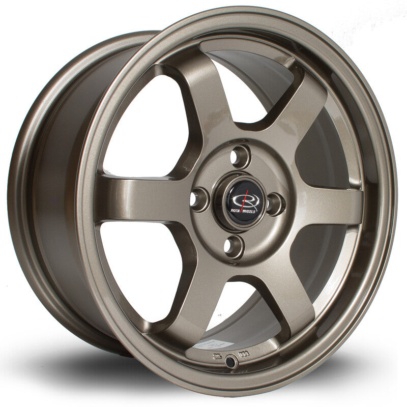 Llanta Rota Grid 15x7" 4x100 ET40 Bronze