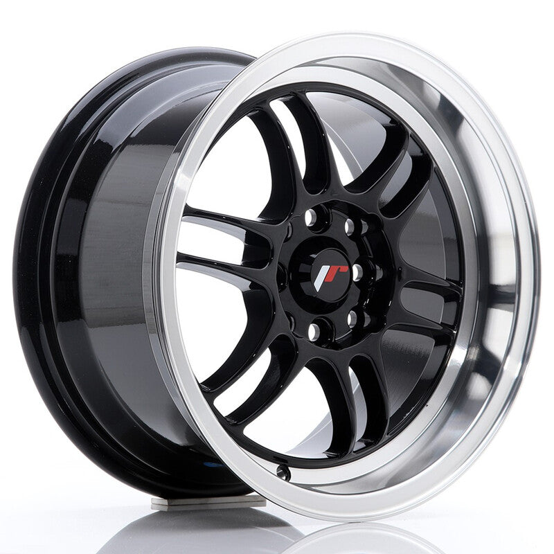 Llanta Japan Racing JR-7 15x8" 4x100/114.3 ET35 Gloss Black