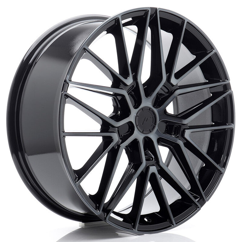 Llanta Japan Racing JR-38 20x8" PCD a medida (5 agujeros) ET20-40 Flat Black, Tinted Face
