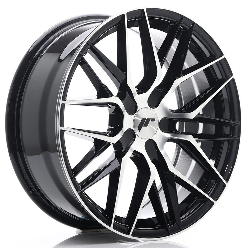 Llanta Japan Racing JR-28 18x7.5" PCD a medida (4 y 5 agujeros) ET20-40 Gloss Black