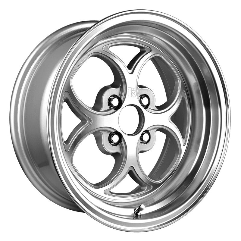 Llanta Klutch SL2 15x8.5" 4x100 ET17 Machined Silver
