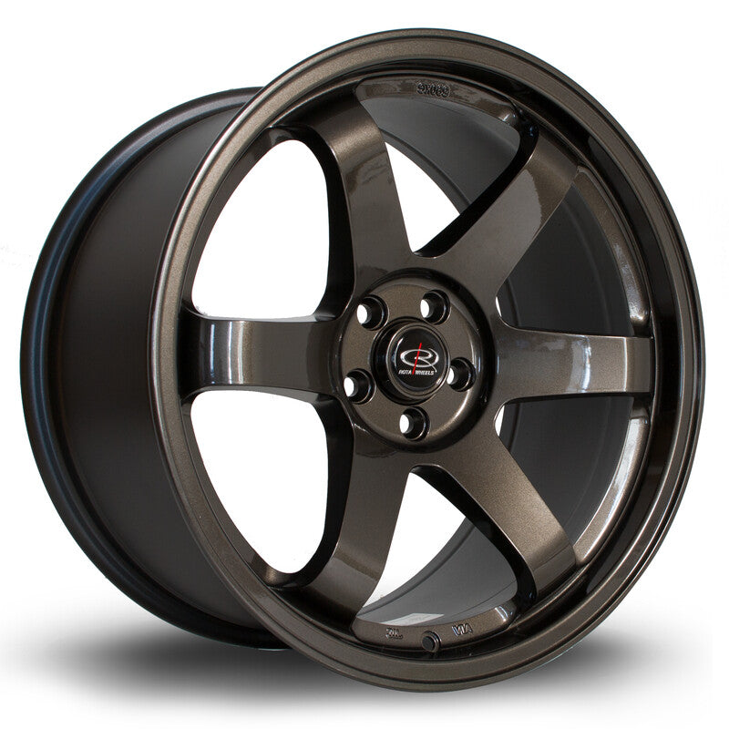 Llanta Rota Grid 18x9.5" 5x100 ET38 Gunmetal