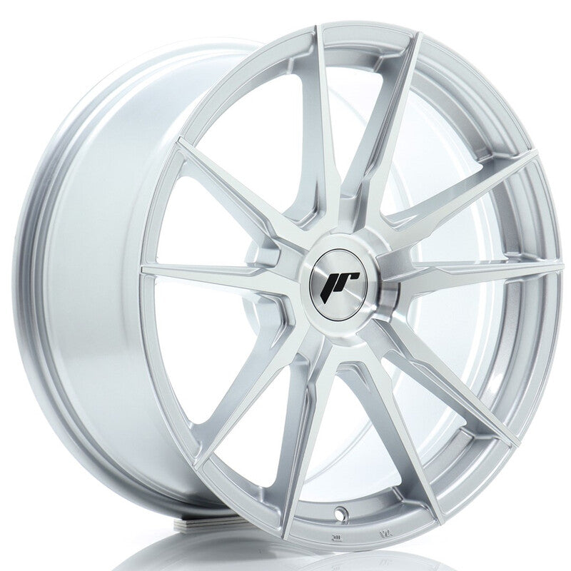 Llanta Japan Racing JR-21 18x8.5" PCD a medida (4 y 5 agujeros) ET20-45 Machined Silver