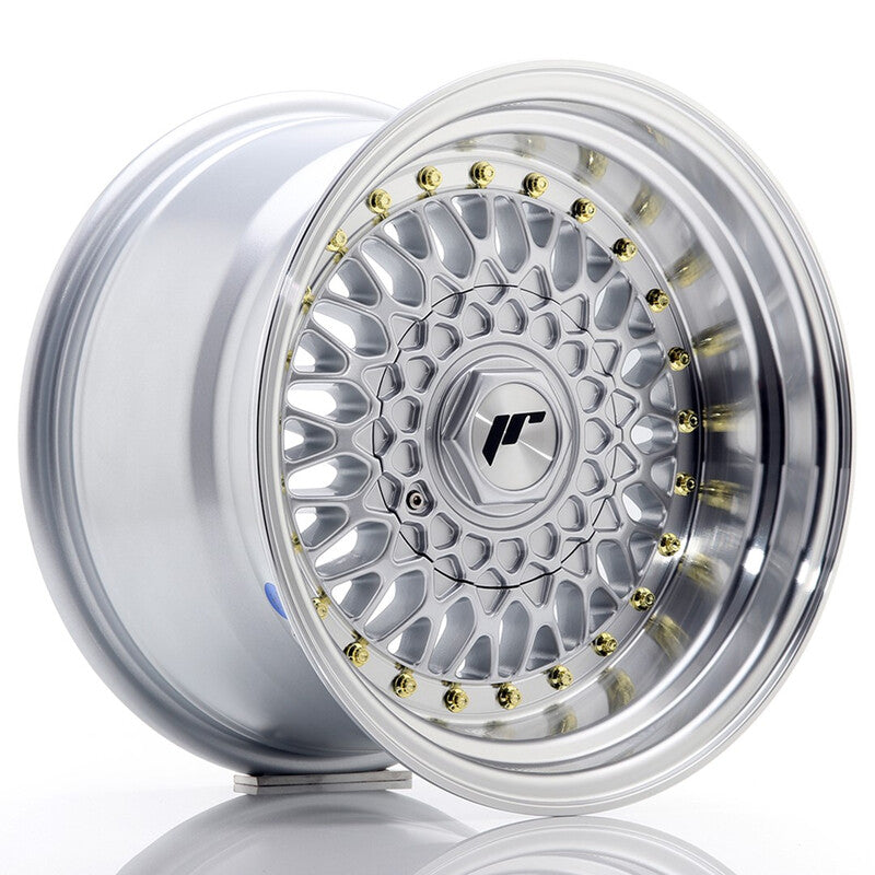 Llanta Japan Racing JR-9 15x9" PCD a medida (4 y 5 agujeros) ET10 Silver