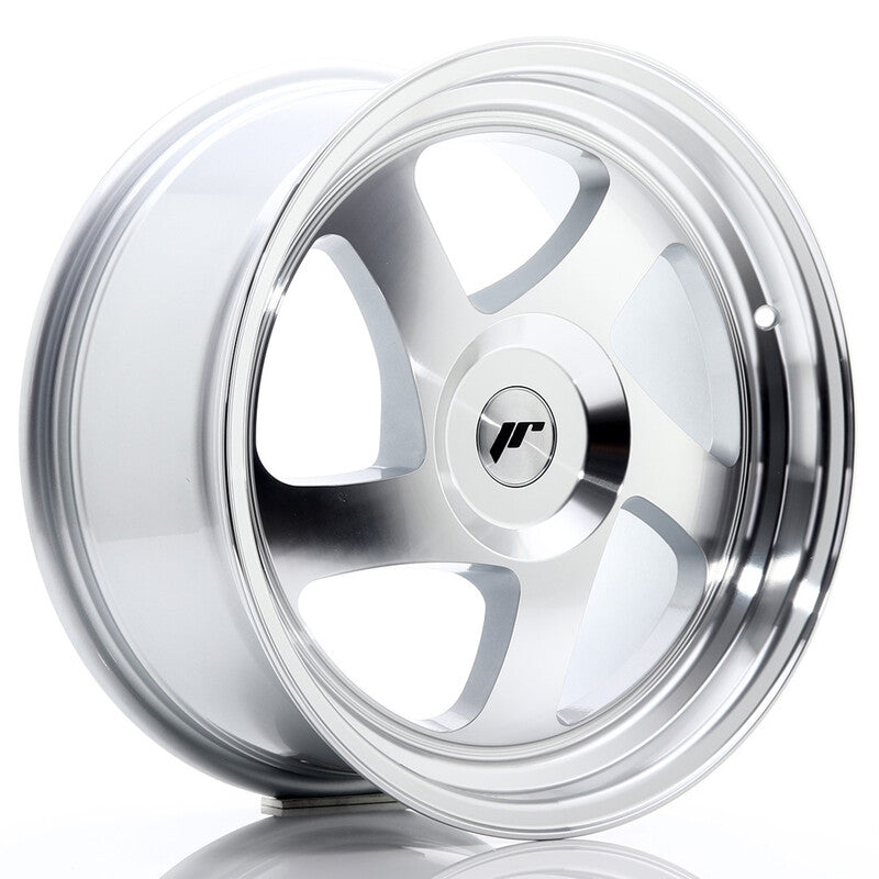 Llanta Japan Racing JR-15 17x8" PCD a medida (4 y 5 agujeros) ET35 Silver