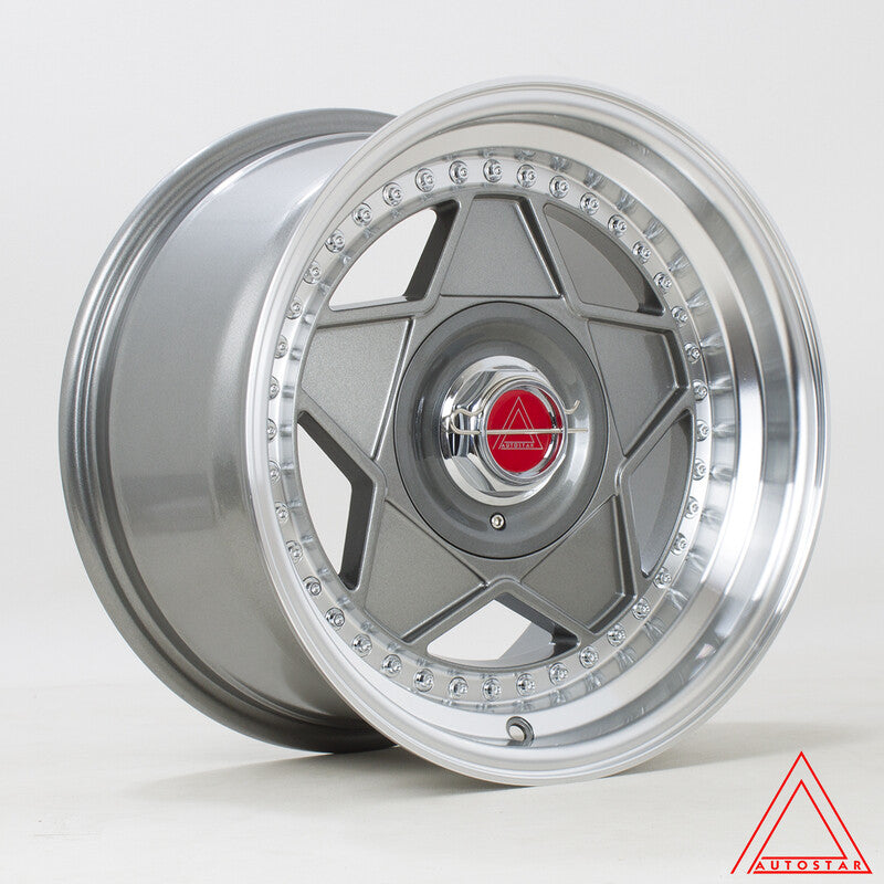Llanta Autostar Centro 15x8.25" 4x100/108 ET20 Gunmetal