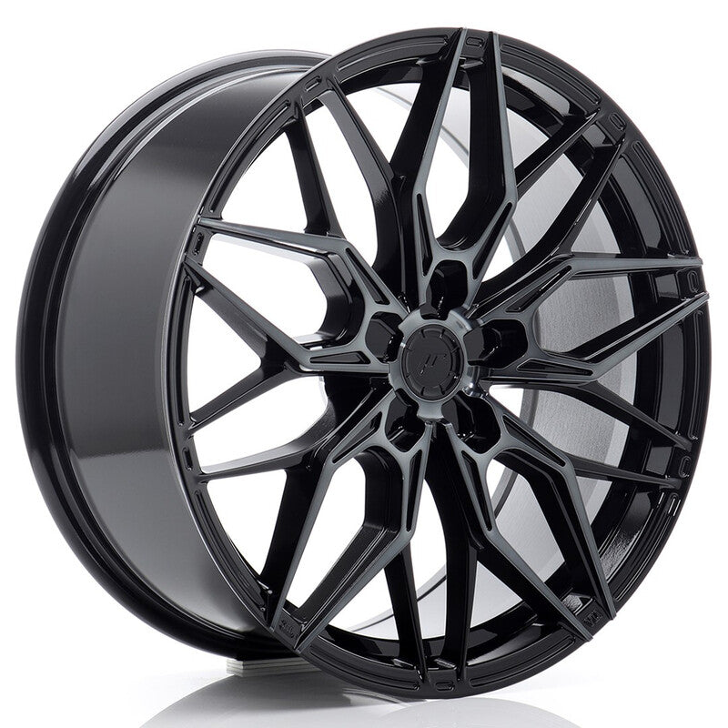 Llanta Japan Racing JR-46 19x8" PCD a medida (5 agujeros) ET20-40 Gloss Black, Tinted Face
