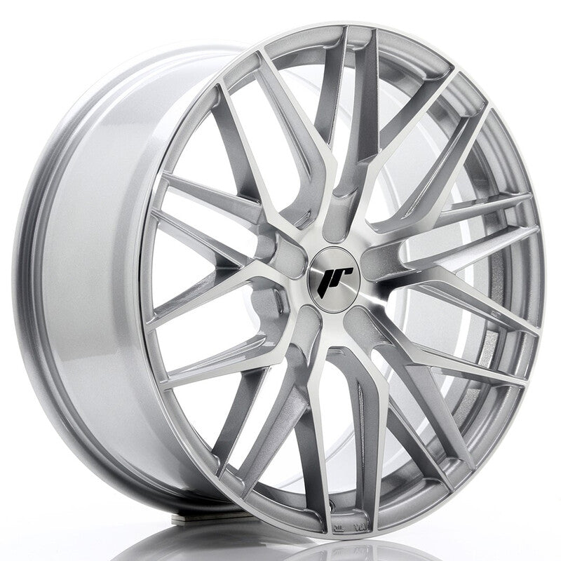 Llanta Japan Racing JR-28 19x8.5" PCD a medida (5 agujeros) ET20-40 Machined Silver