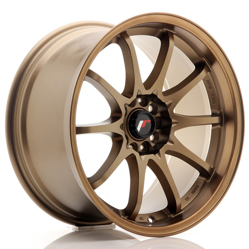 Llanta Japan Racing JR-5 18x9.5" 5x100/114.3 ET22 Dark Anodized Bronze