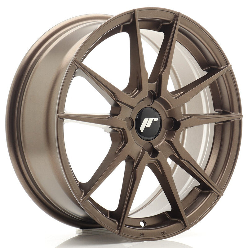 Llanta Japan Racing JR-21 17x7" PCD a medida (4 agujeros) ET20-40 Bronze