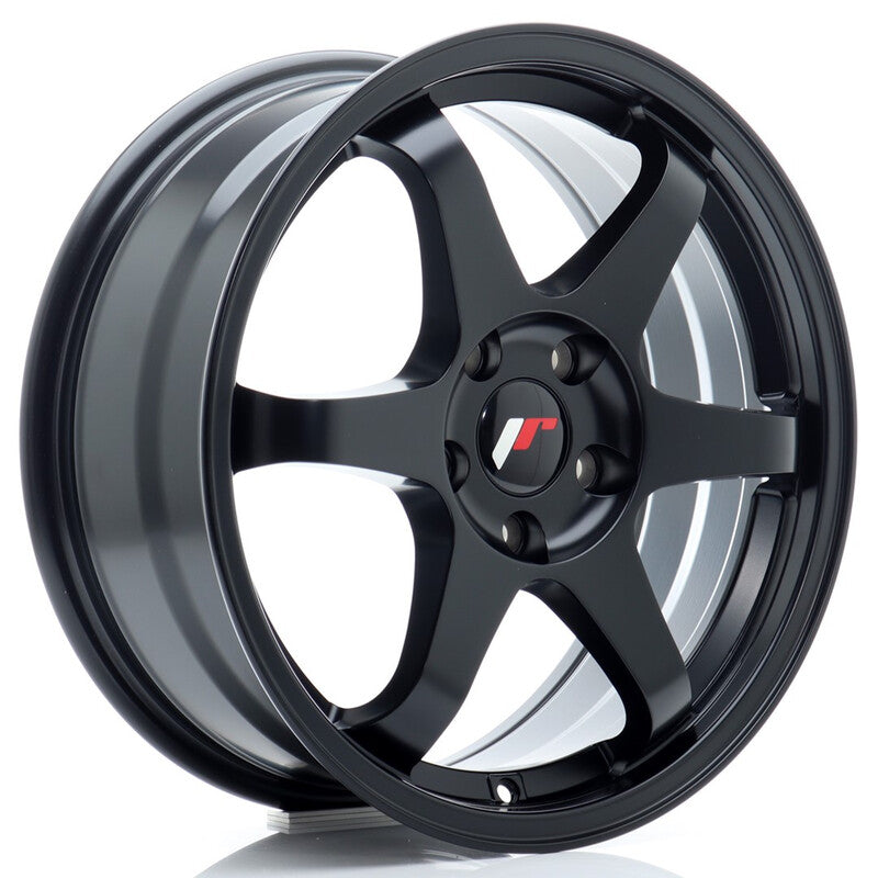 Llanta Japan Racing JR-3 17x7" 4x114.3 ET40 Flat Black