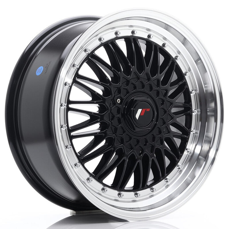 Llanta Japan Racing JR-9 18x8" PCD a medida (4 y 5 agujeros) ET35-40 Gloss Black