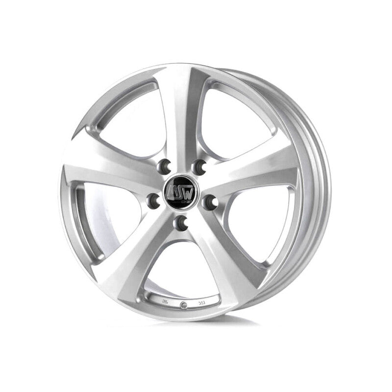 Llanta MSW 19 W 15x6.5" 4x100 ET43 Full Silver