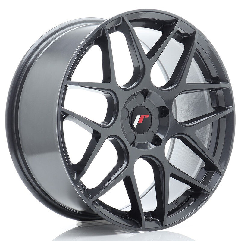 Llanta Japan Racing JR-18 19x8.5" PCD a medida (5 agujeros) ET20-45 Hyper Gray