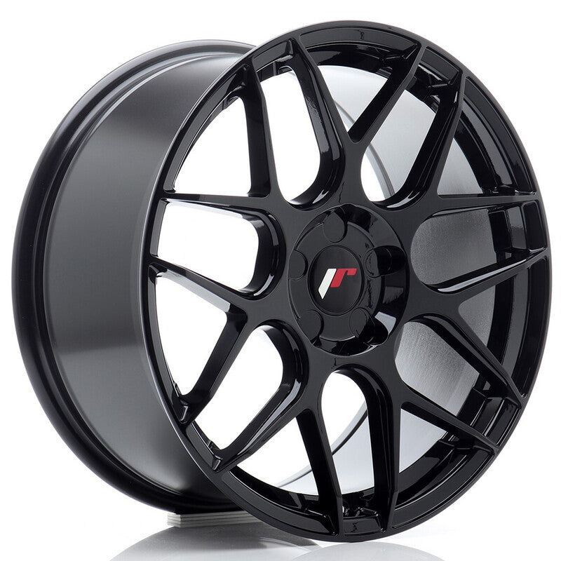 Llanta Japan Racing JR-18 18x8.5" PCD a medida (5 agujeros) ET20-45 Gloss Black