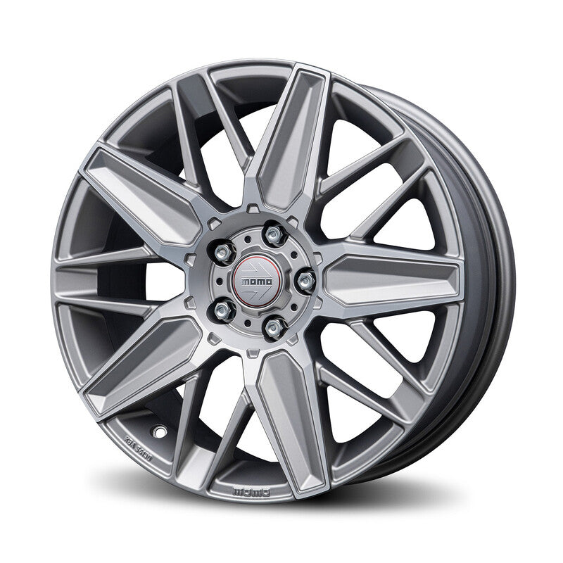 Llanta Momo Evoluzione 18x8" 4x108 ET30 Matt Titan & Silver