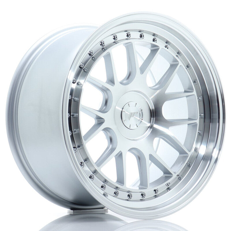 Llanta Japan Racing JR-40 18x9.5" PCD a medida (5 agujeros) ET15-35 Silver