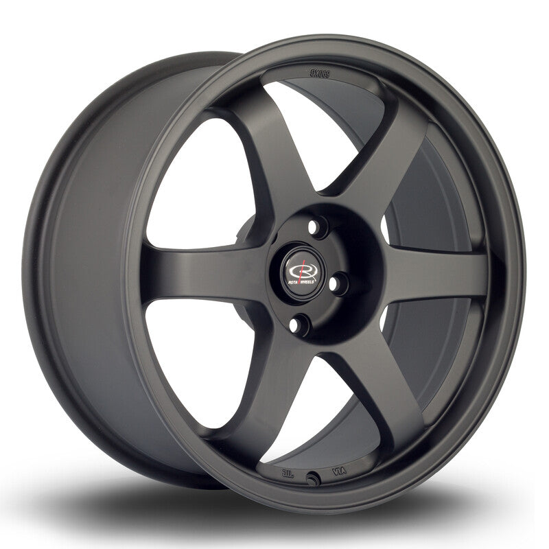 Llanta Rota Grid 18x8.5" 5x112 ET44 Flat Black