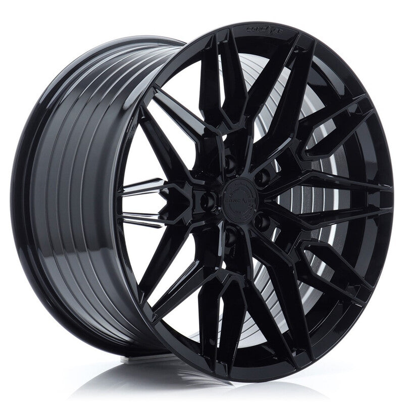 Llanta Concaver CVR6 20x10" PCD a medida (5 agujeros) ET20-48 Platinum Black