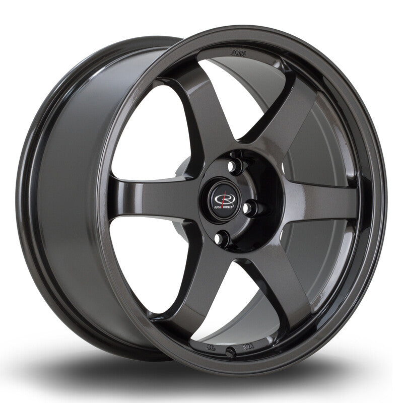 Llanta Rota Grid 18x8.5" 5x114.3 ET20 Gunmetal