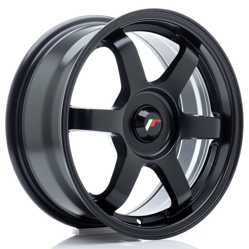 Llanta Japan Racing JR-3 16x7" PCD a medida (4 y 5 agujeros) ET25-40 Flat Black