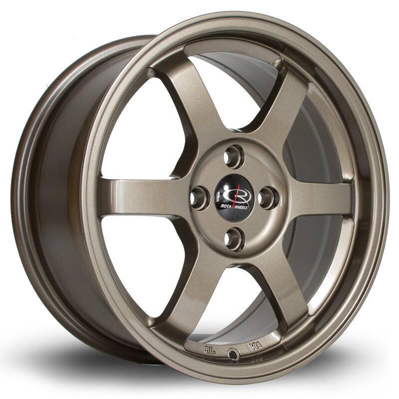 Llanta Rota Grid 16x7" 4x100 ET40 Bronze