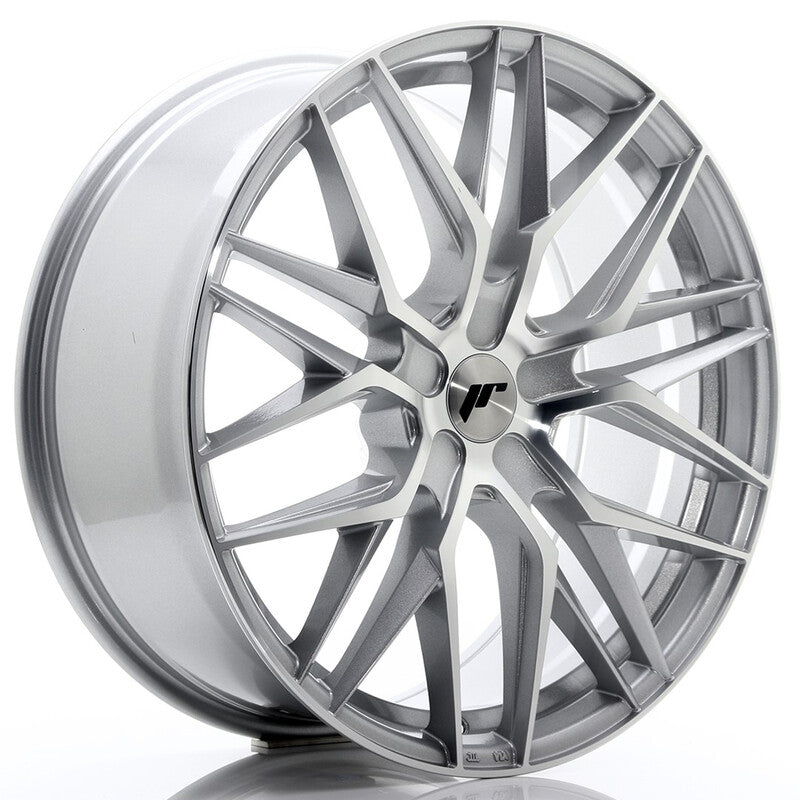 Llanta Japan Racing JR-28 Extreme Concave 21x9" PCD a medida (5 agujeros) ET15-45 Silver / Machined