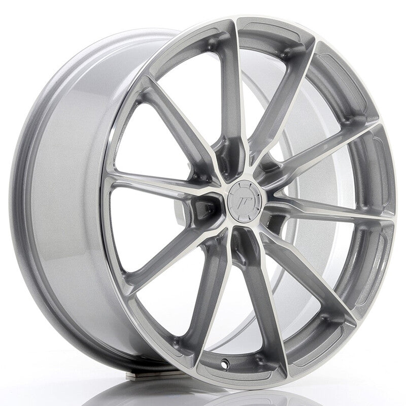 Llanta Japan Racing JR-37 19x8.5" PCD a medida (5 agujeros) ET20-45 Silver