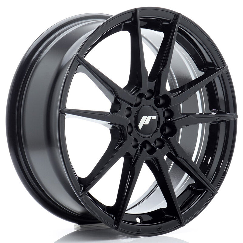 Llanta Japan Racing JR-21 17x7" 4x100/114.3 ET40 Gloss Black