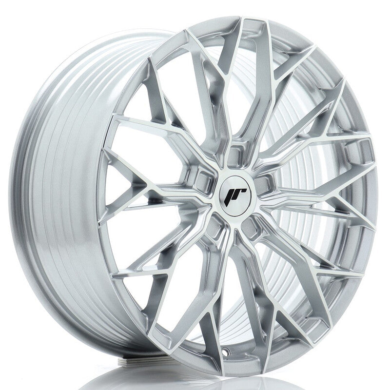 Llanta Japan Racing JR-49 19x8.5" PCD a medida (5 agujeros) ET20-45 Machined Silver