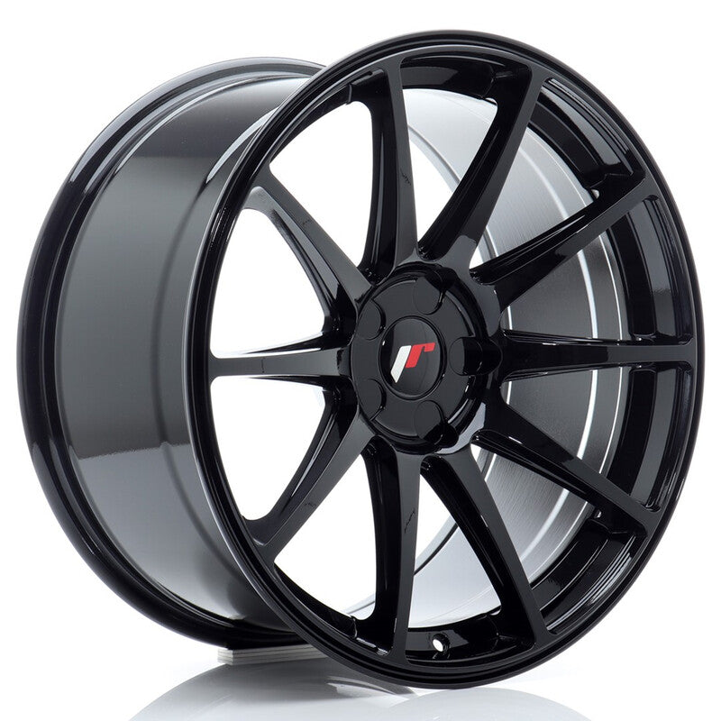 Llanta Japan Racing JR-11 Extreme Concave 19x9.5" PCD a medida (5 agujeros) ET15-35 Gloss Black
