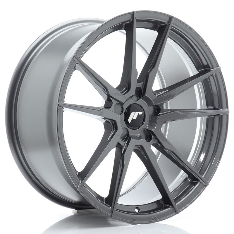 Llanta Japan Racing JR-21 Extreme Concave 20x9" PCD a medida (5 agujeros) ET20-35 Hyper Gray