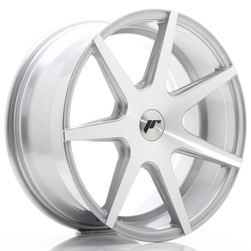 Llanta Japan Racing JR-20 18x8.5" PCD a medida (4 y 5 agujeros) ET25-40 Silver