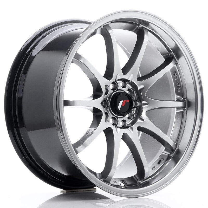 Llanta Japan Racing JR-5 18x9.5" 5x100/114.3 ET38 Hyper Black