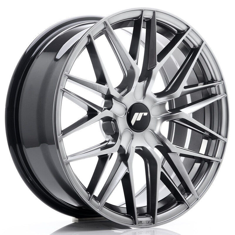 Llanta Japan Racing JR-28 18x7.5" PCD a medida (4 y 5 agujeros) ET20-40 Hyper Black