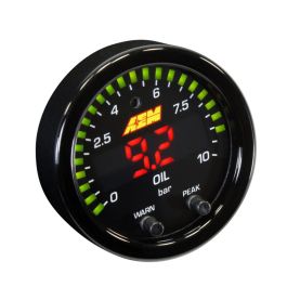 AEM X-Series Oil Pressure Gauge 10 Bar 150 PSI