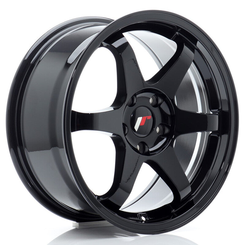 Llanta Japan Racing JR-3 17x8" 4x100 ET35 Gloss Black