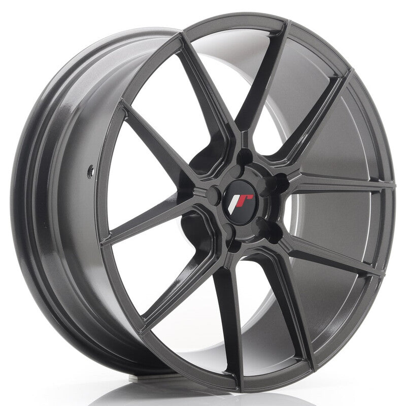Llanta Japan Racing JR-30 20x8.5" PCD a medida (5 agujeros) ET20-42 Hyper Gray