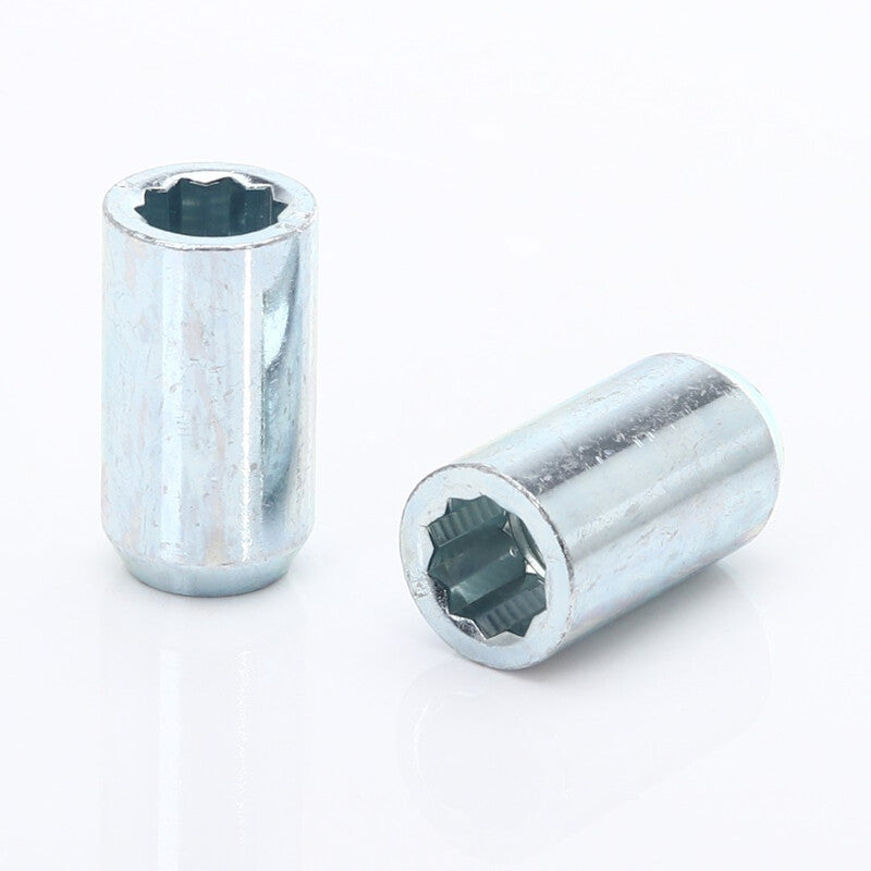 1/2" - 20 UNF de llave interior Chrome tuercas de rueda (juego de 20)