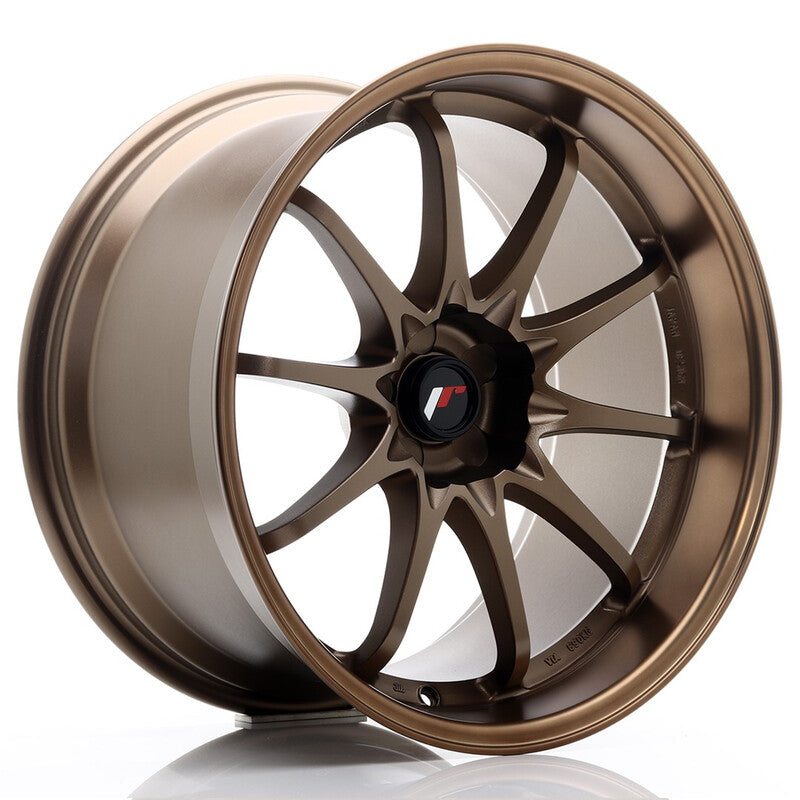 Llanta Japan Racing JR-5 19x10.5" PCD a medida (5 agujeros) ET12 Dark Anodized Bronze