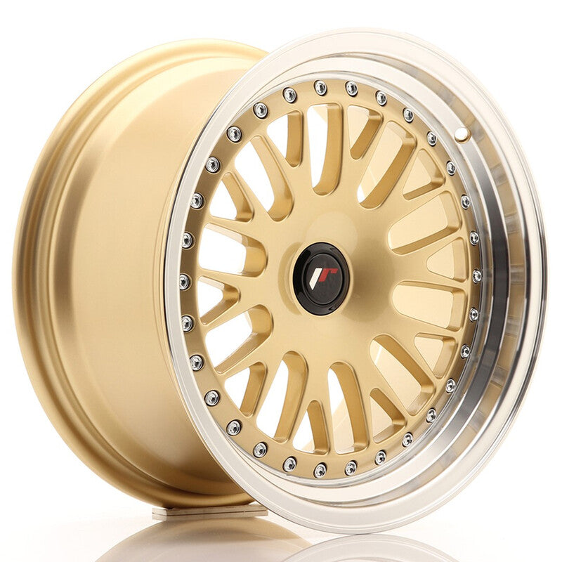 Llanta Japan Racing JR-10 16x8" PCD a medida (4 y 5 agujeros) ET20 Gold
