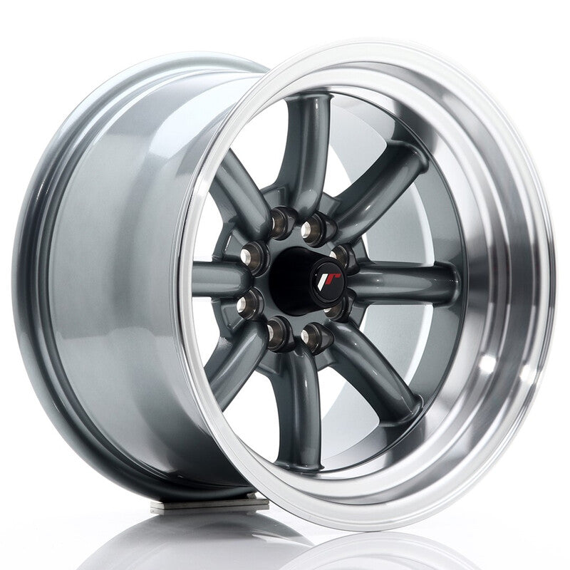 Llanta Japan Racing JR-19 15x9" 4x100/114.3 ET-13 Gunmetal