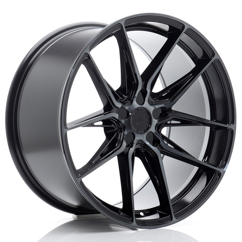 Llanta Japan Racing JR-44 19x10" PCD a medida (5 agujeros) ET15-45 Gloss Black, Tinted Face