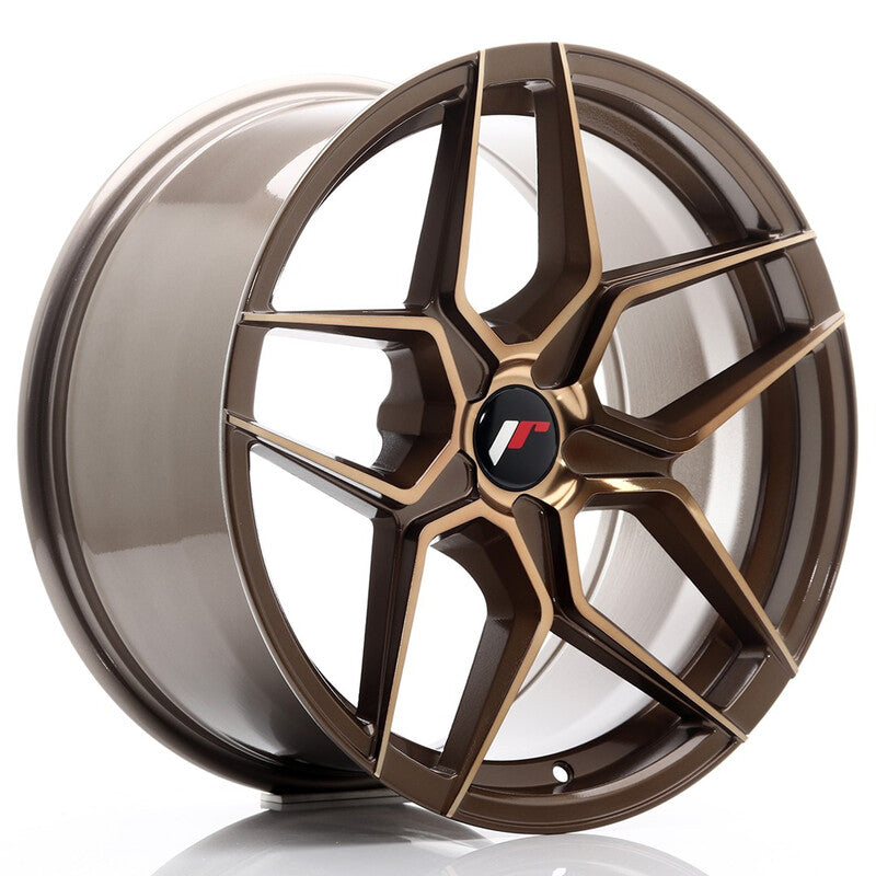 Llanta Japan Racing JR-34 Extreme Concave 18x9" PCD a medida (5 agujeros) ET20-42 Bronze