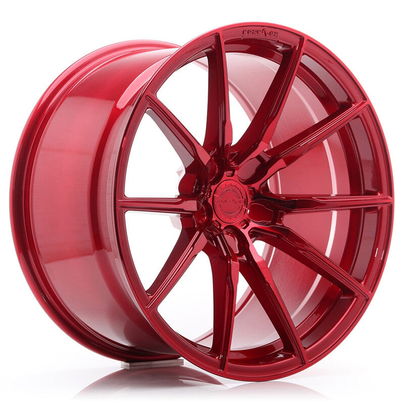 Llanta Concaver CVR4 20x9.5" PCD a medida (5 agujeros) ET22-44 Candy Red