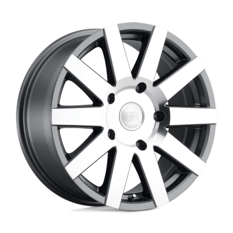 Llanta Black Rhino Journey 18x8" 5x130 ET48 Gloss Gunmetal, Mirror Cut Face