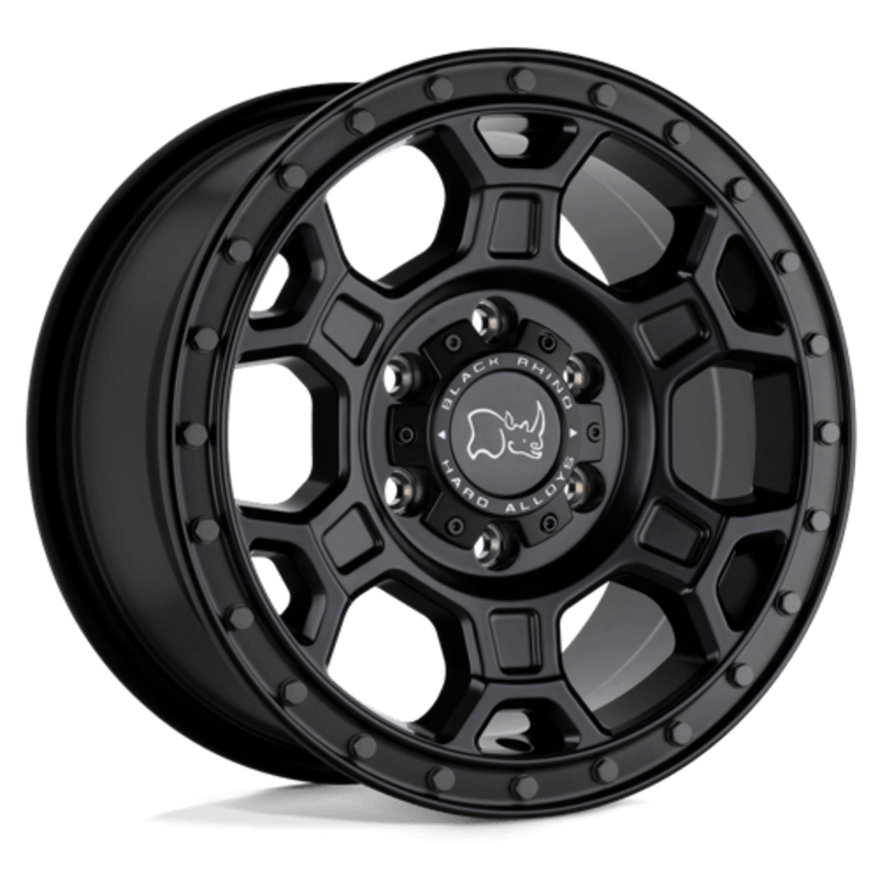 Llanta Black Rhino Midhill 16x8" 6x130 ET45 Flat Black
